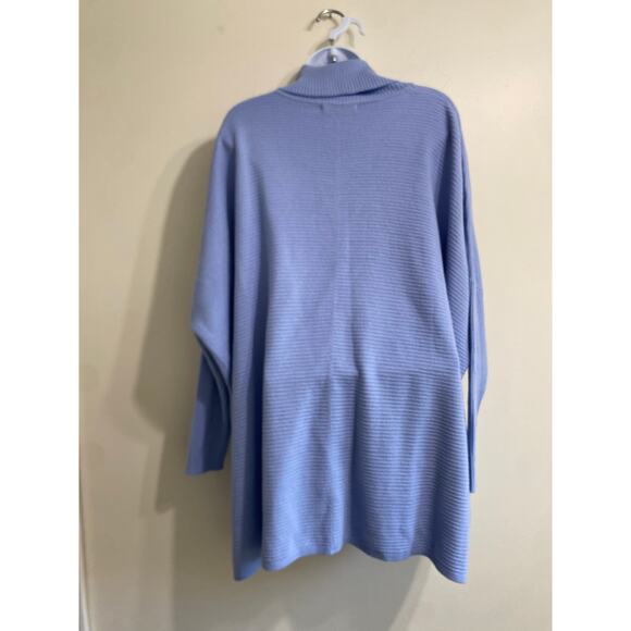 Bat Wing Sleeve Turtleneck Tunic Sweater - Picture 8 of 12